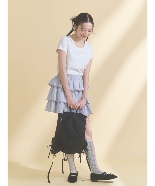 merry jenny（メリージェニー）の「Ribbon Daypack（バックパック/リュック・レディース・ブラック/ピンク/カーキ・FREE）」の13枚目の写真