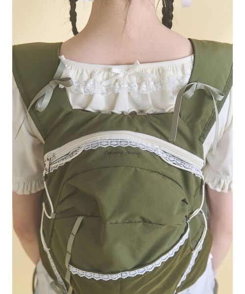 merry jenny（メリージェニー）の「Ribbon Daypack（バックパック/リュック・レディース・ブラック/ピンク/カーキ・FREE）」の18枚目の写真