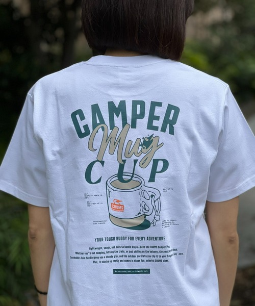 CHUMS(チャムス)の「【CHUMS】Camper Mug Cup T-Shirt(Tシャツ/カットソー・メンズ・グリーン/ホワイト/グレー/ネイビー・LARGE/X-LARGE/MEDIUM)」の14枚目の写真