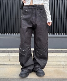 Figments（フィグメンツ）の「スタッズレトロデニム（デニムパンツ）」