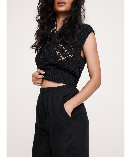 Banana Republic(バナナリパブリック)の「ゲッタウェイ ストレート レッグ プルオン リネン パンツ(その他パンツ・レディース・ブルー/ナチュラル/ブラウン/オリーブ/ブラック/ホワイト・XS/L/M/S)」の21枚目の写真