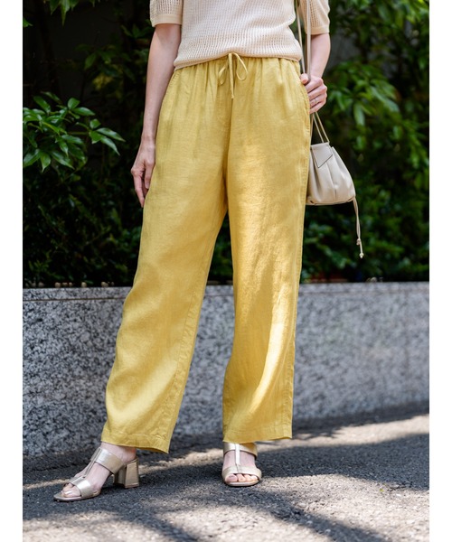 Banana Republic(バナナリパブリック)の「ゲッタウェイ ストレート レッグ プルオン リネン パンツ(その他パンツ・レディース・ブルー/ナチュラル/ブラウン/オリーブ/ブラック/ホワイト/ダークブラウン/ネイビー/イエロー・XS/L/M/S)」の20枚目の写真