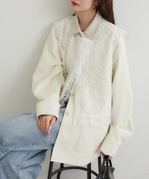 mystic（ミスティック）の「マルチWAYレースレイヤードジャケット（その他アウター）」