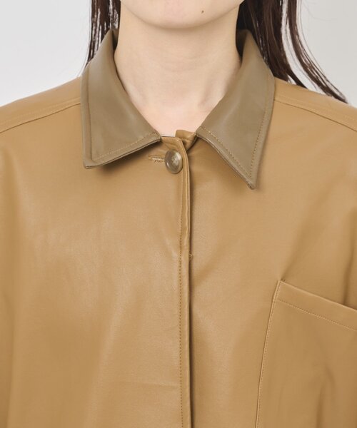 mystic（ミスティック）の「マルチWAYレースレイヤードジャケット（その他アウター・レディース・アイボリー/キャメル・2/1）」の22枚目の写真