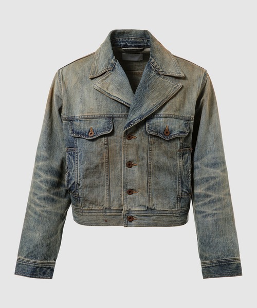 SUGARHILL(シュガーヒル)の「FADED LAPEL DENIM JACKET(デニムジャケット・メンズ・インディゴブルー・1/2)」の1枚目の写真