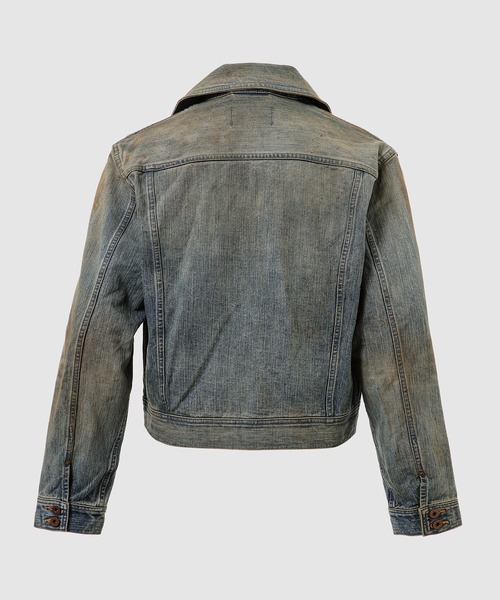 SUGARHILL(シュガーヒル)の「FADED LAPEL DENIM JACKET(デニムジャケット・メンズ・インディゴブルー・1/2)」の2枚目の写真
