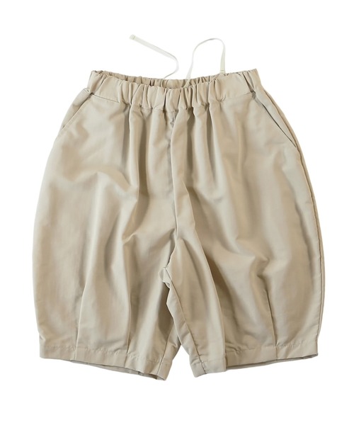HARVESTY(ハーベスティ)の「HARVESTY / ハーベスティ EASY CIRCUS SHORTS NYLON TUSSAH ナイロンタッサー ショートサーカスパンツ(その他パンツ・レディース・アイボリー/チャコールグレー/ピンク・1/2)」の7枚目の写真