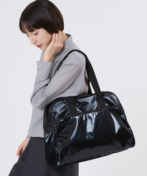 SMALL CARRYALL DUFFLE ブラックシャイン（ボストンバッグ