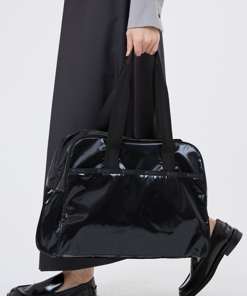 SMALL CARRYALL DUFFLE ブラックシャイン（ボストンバッグ