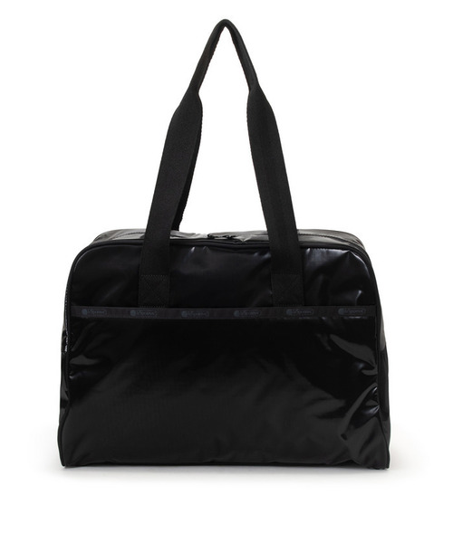 LeSportsac(レスポートサック)の「SMALL CARRYALL DUFFLE ブラックシャイン(ボストンバッグ・レディース・ブラック・FREE)」の2枚目の写真