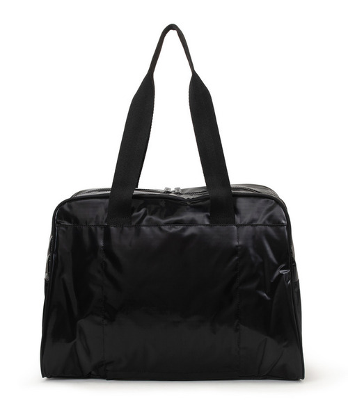 LeSportsac(レスポートサック)の「SMALL CARRYALL DUFFLE ブラックシャイン(ボストンバッグ・レディース・ブラック・FREE)」の4枚目の写真