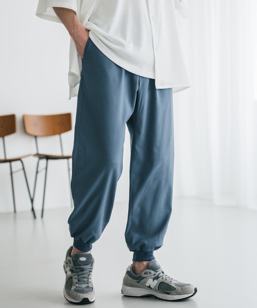 Rocky Monroe(ロッキーモンロー)の「接触冷感 多機能ストレッチクロップドイージージョガーパンツ(その他パンツ・メンズ・グレー/ブラック/ブルーグレー/ブルーグリーン/カーキ/サックスブルー/ベージュ/ネイビー/チャコール/インディゴブルー/ブラウン/オフホワイト・XL/M/XXL/L/S)」の4枚目の写真