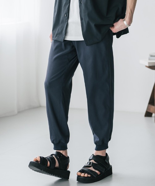 接触冷感 多機能ストレッチクロップドイージージョガーパンツ（その他