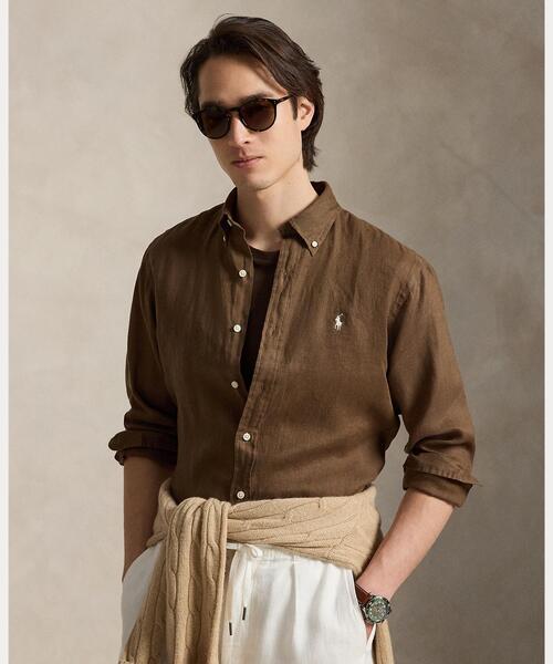 クラシック フィット リネン シャツ（シャツ/ブラウス）｜POLO RALPH