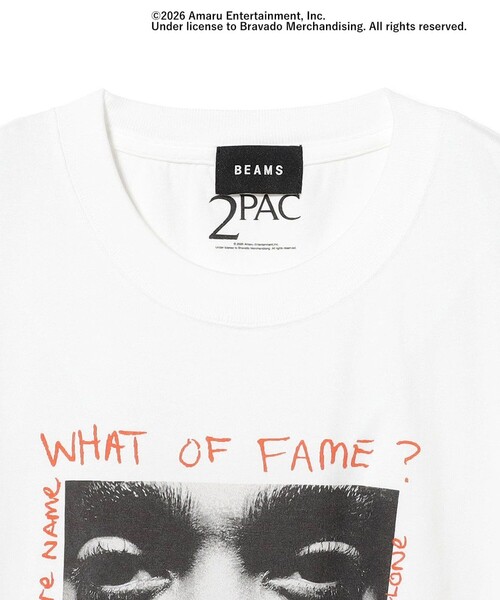 GOOD ROCK SPEED(グッドロックスピード)の「【別注】GOOD ROCK SPEED / TUPAC T-shirt①(Tシャツ/カットソー・メンズ・ホワイト・L/XL/M/S)」の3枚目の写真