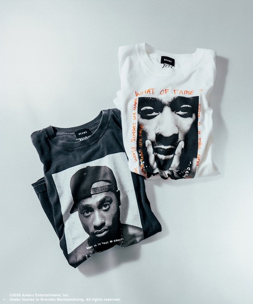 GOOD ROCK SPEED(グッドロックスピード)の「【別注】GOOD ROCK SPEED / TUPAC T-shirt①(Tシャツ/カットソー・メンズ・ホワイト・L/XL/M/S)」の8枚目の写真