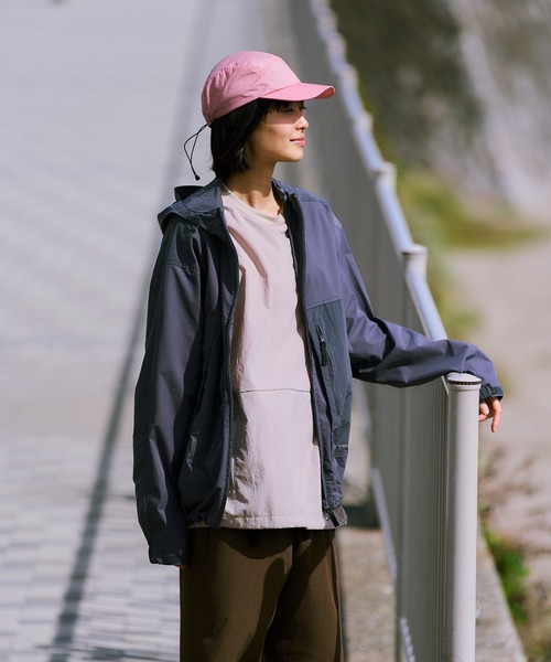 Snow Peak(スノーピーク)の「Snow Peak / Insect Shield Jacket インセクトシールドジャケット(ナイロンジャケット・メンズ・グレイッシュベージュ/ブラウン/チャコール・S/M/L)」の9枚目の写真