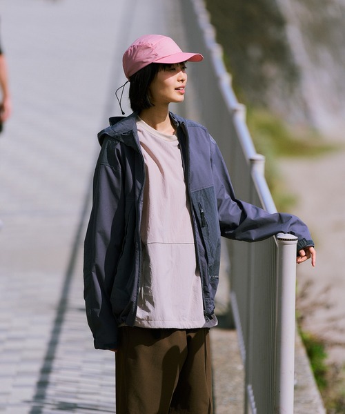 Snow Peak(スノーピーク)の「Snow Peak / Insect Shield Jacket インセクトシールドジャケット(ナイロンジャケット・メンズ・グレイッシュベージュ/ブラウン/チャコール・S/M/L)」の10枚目の写真