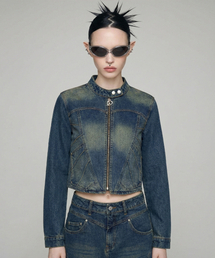 DILETTANTISME（ディレッタンティズム）の「パイピングハートデニムジャケット（デニムジャケット）」