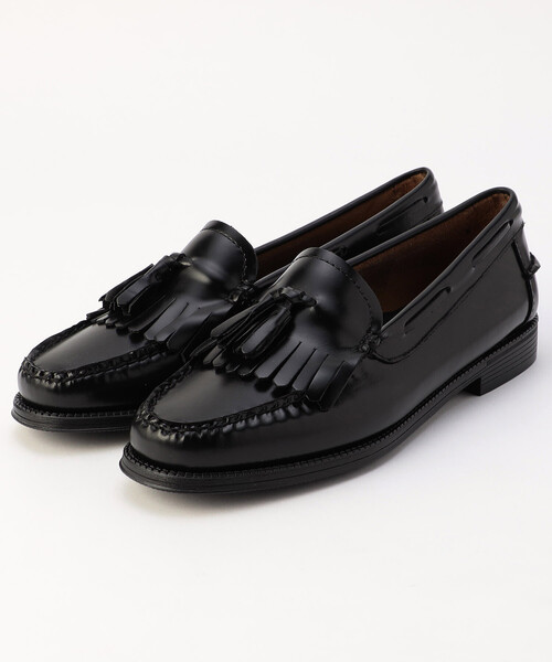 FREAK'S STORE(フリークスストア)の「G.H.BASS/ジーエイチバス WEEJUN II Esther Kiltie/エスター キルト(ローファー・レディース・ワインレッド/ブラック・6.5/7.5/7)」の1枚目の写真