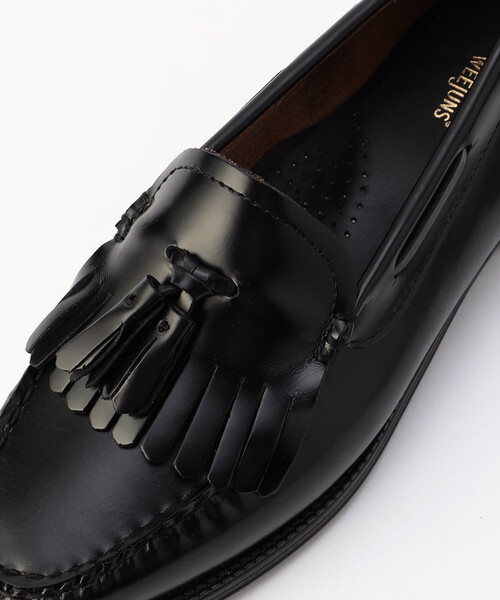 FREAK'S STORE(フリークスストア)の「G.H.BASS/ジーエイチバス WEEJUN II Esther Kiltie/エスター キルト(ローファー・レディース・ワインレッド/ブラック・6.5/7.5/7)」の8枚目の写真