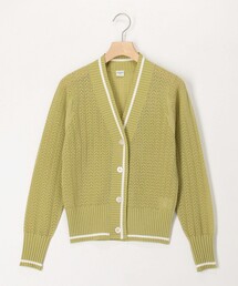 MICO COULIER | 松葉柄ライン入りカーディガン(カーディガン/ボレロ)