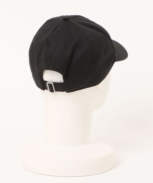 MSGM（エムエスジーエム）の「"ENDORPHIN" エンブロイダリー ベースボールキャップ"（キャップ・メンズ・ブラック・FREE）」の2枚目の写真