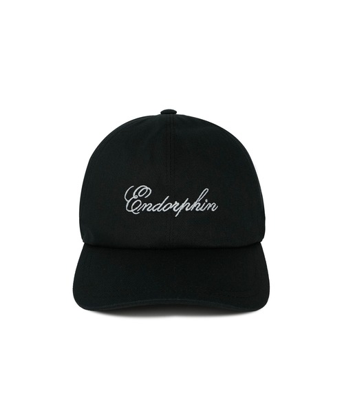 MSGM(エムエスジーエム)の「"ENDORPHIN" エンブロイダリー ベースボールキャップ(キャップ・メンズ・ブラック・FREE)」の3枚目の写真