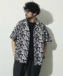 FREAK'S STORE（フリークスストア）の「Firsthand ファーストハンド オープンカラー パターン ショートスリーブシャツ   総柄デザイン開襟シャツ   セットアップ対応   ビッグシルエット（シャツ/ブラウス）」