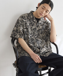 FREAK'S STORE（フリークスストア）の「Firsthand/ファーストハンド オープンカラー パターン ショートスリーブシャツ / 総柄デザイン開襟シャツ / セットアップ対応 / ビッグシルエット（シャツ/ブラウス）」