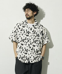 FREAK'S STORE（フリークスストア）の「Firsthand ファーストハンド オープンカラー パターン ショートスリーブシャツ   総柄デザイン開襟シャツ   セットアップ対応   ビッグシルエット（シャツ/ブラウス）」