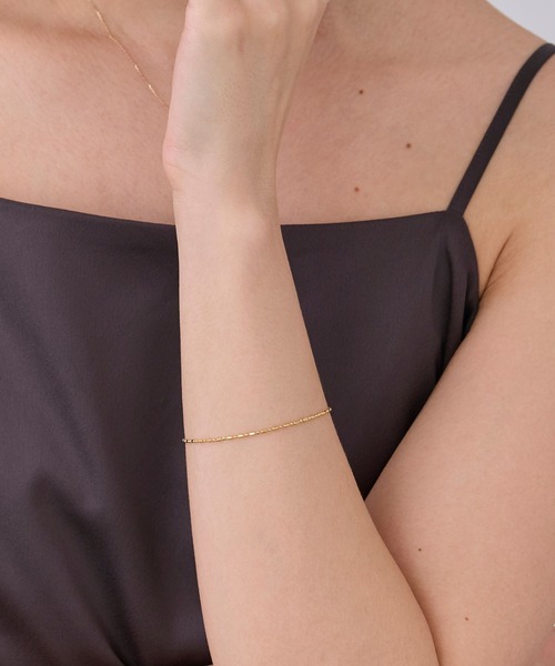 JUPITER（ジュピター）の「【SV】チェーンブレスレット　ニッケルフリー/金属アレルギー対応（ブレスレット・レディース・ゴールド・FREE）」の3枚目の写真