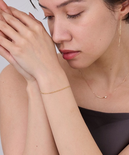 JUPITER（ジュピター）の「【SV】チェーンブレスレット　ニッケルフリー/金属アレルギー対応（ブレスレット・レディース・ゴールド・FREE）」の2枚目の写真