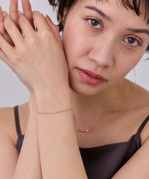 JUPITER（ジュピター）の「【SV】チェーンブレスレット　ニッケルフリー/金属アレルギー対応（ブレスレット・レディース・ゴールド・FREE）」の6枚目の写真