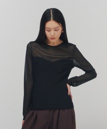 THINGS THAT MATTER | TRICOT JERSEY CORSET TOPS / トリコット ジャージー コルセット トップス(Tシャツ/カットソー)