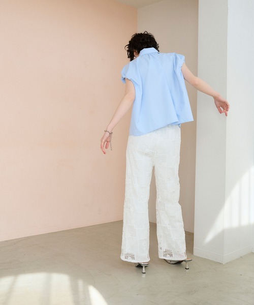 ELLEgirl(エルガール)の「パッチワークレースパンツ(その他パンツ・レディース・オフホワイト・M/L)」の17枚目の写真