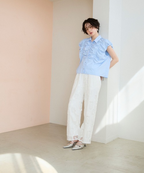 ELLEgirl(エルガール)の「パッチワークレースパンツ(その他パンツ・レディース・オフホワイト・M/L)」の18枚目の写真