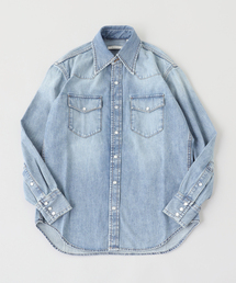 HUSBANDS(ハズバンズ) WESTERN SHIRT IN COTTON DENIM