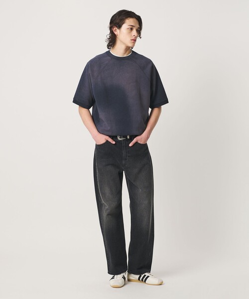 BEAUTY&YOUTH UNITED ARROWS(ビューティーアンドユースユナイテッドアローズ)の「サンフェード ショートスリーブ スウェット(Tシャツ/カットソー・メンズ・ダークグレー/ネイビー・M/L/S/XL)」の3枚目の写真