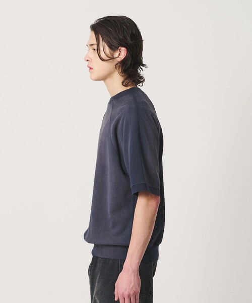 BEAUTY&YOUTH UNITED ARROWS(ビューティーアンドユースユナイテッドアローズ)の「サンフェード ショートスリーブ スウェット(Tシャツ/カットソー・メンズ・ダークグレー/ネイビー・M/L/S/XL)」の5枚目の写真