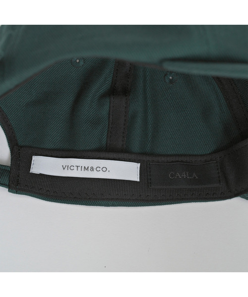 VICTIM(ヴィクティム)の「VICTIM ヴィクティム / TWILL B.B CAP CA4LA カシラコラボレーションコットンツイルベースボールキャップ / VTM-26-A-001(キャップ・メンズ・レッド/グリーン/ネイビー/ブラック・FREE)」の8枚目の写真