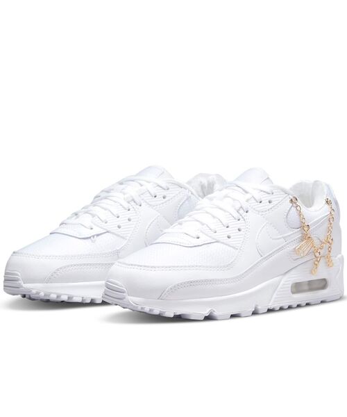 NIKE(ナイキ)の「ナイキ エア マックス 90 プレミアム ウィメンズシューズ / Nike Air Max 90 Premium Women's Shoes DH0569-100 White(スニーカー・レディース・ホワイト・22.5/26/25.5/22/25/24.5/24/23.5/23)」の5枚目の写真