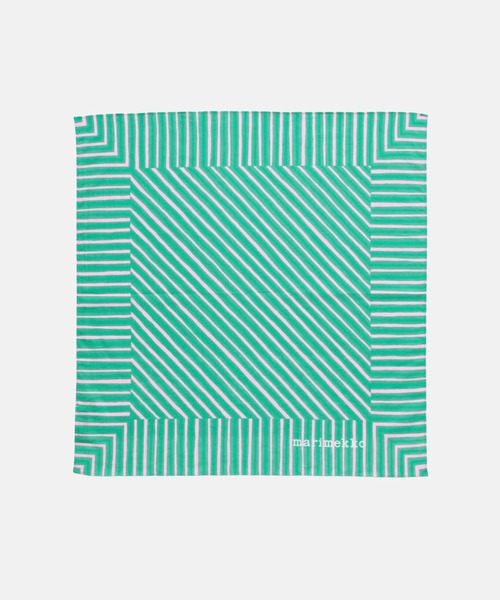 marimekko(マリメッコ)の「【kioski】Astrilli Piccolo scarf(ストール/ショール・レディース・ブルー/マルチ/グリーン・FREE)」の5枚目の写真