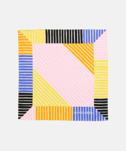 marimekko(マリメッコ)の「【kioski】Astrilli Piccolo scarf(ストール/ショール・レディース・ブルー/マルチ/グリーン・FREE)」の13枚目の写真