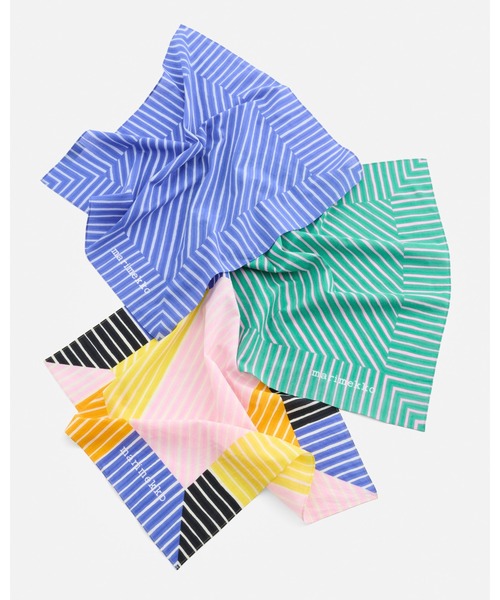 marimekko(マリメッコ)の「【kioski】Astrilli Piccolo scarf(ストール/ショール・レディース・ブルー/マルチ/グリーン・FREE)」の15枚目の写真
