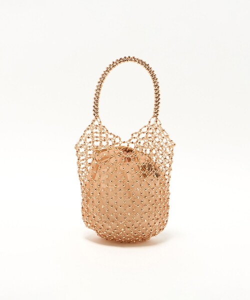 Steven Alan(スティーブンアラン)の「<The Bagmati>BEADS HAND BAG/バッグ(ハンドバッグ・レディース・ブラック/シャーベット・FREE)」の4枚目の写真