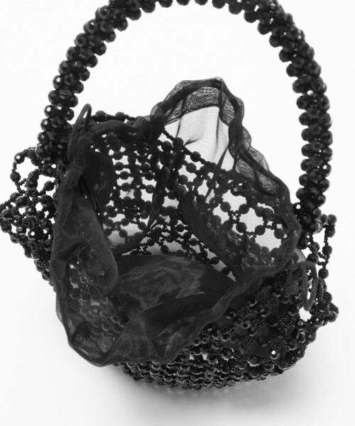 Steven Alan(スティーブンアラン)の「<The Bagmati>BEADS HAND BAG/バッグ(ハンドバッグ・レディース・ブラック/シャーベット・FREE)」の12枚目の写真
