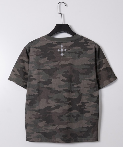 JOHN'S CLOSET(ジョンズクローゼット)の「【13】ロゴプリントTシャツ ピグメント/カモフラ(Tシャツ/カットソー・メンズ・ブラック/アイボリー/カーキ・SMALL/LARGE/MEDIUM)」の14枚目の写真