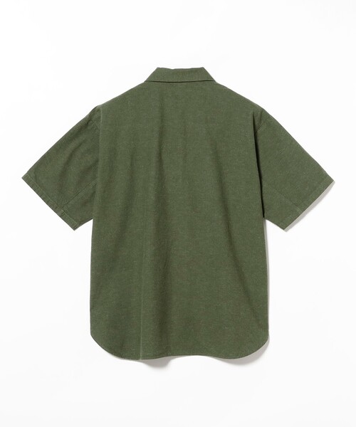 BEAMS(ビームス)の「ミリタリー プルオーバー シャツ 【ワイドフィット】(シャツ/ブラウス・メンズ・ナチュラル/ネイビー/オリーブ・M/S/L/XL)」の5枚目の写真