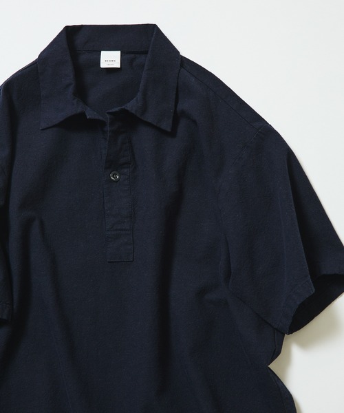 BEAMS(ビームス)の「ミリタリー プルオーバー シャツ 【ワイドフィット】(シャツ/ブラウス・メンズ・ナチュラル/ネイビー/オリーブ・M/S/L/XL)」の1枚目の写真